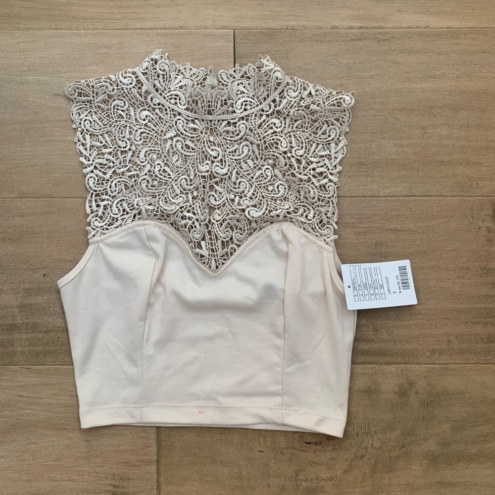 Tela Ivory Crop Top
